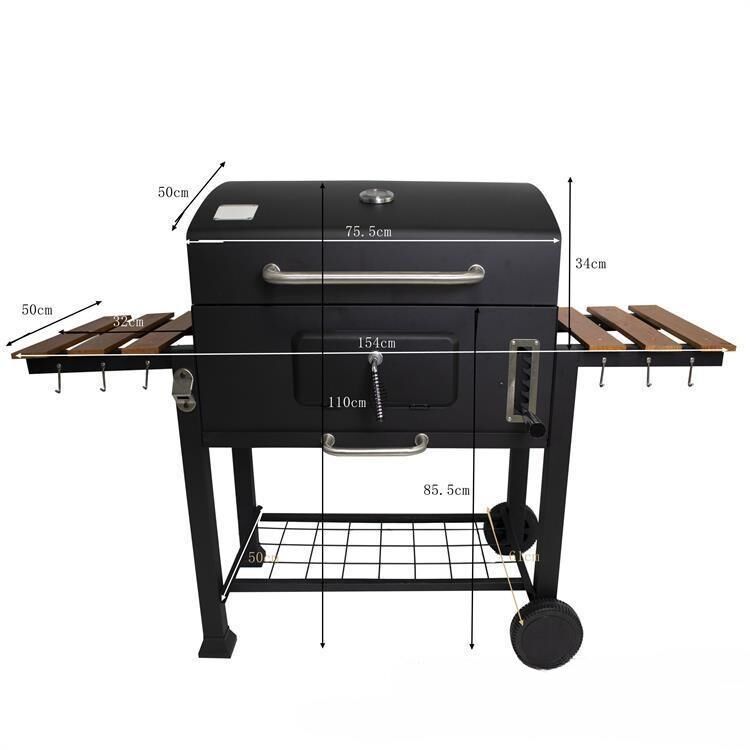 Trolley BBQ Smoker Grill