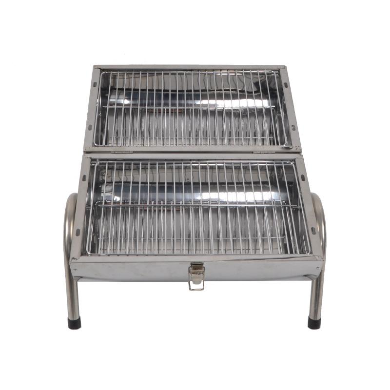 Barrel Stainless Steel Mini Charcoal BBQ Grill