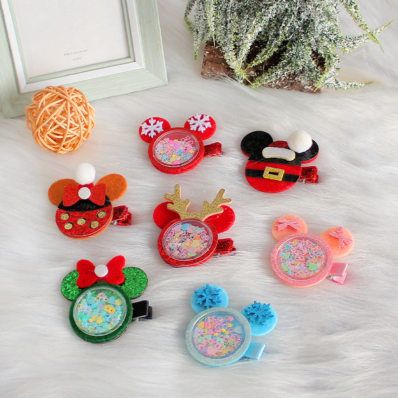 Christmas hairpin Christmas hairpin