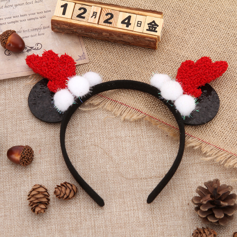 Christmas hair band & hairpin