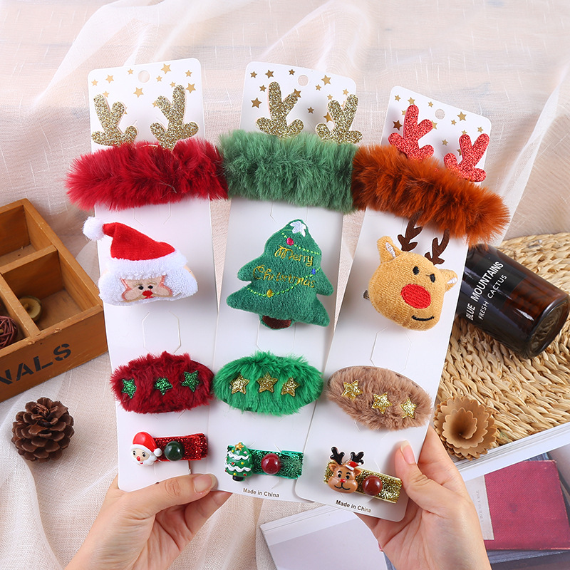 Christmas hairpin set Christmas hairpin set