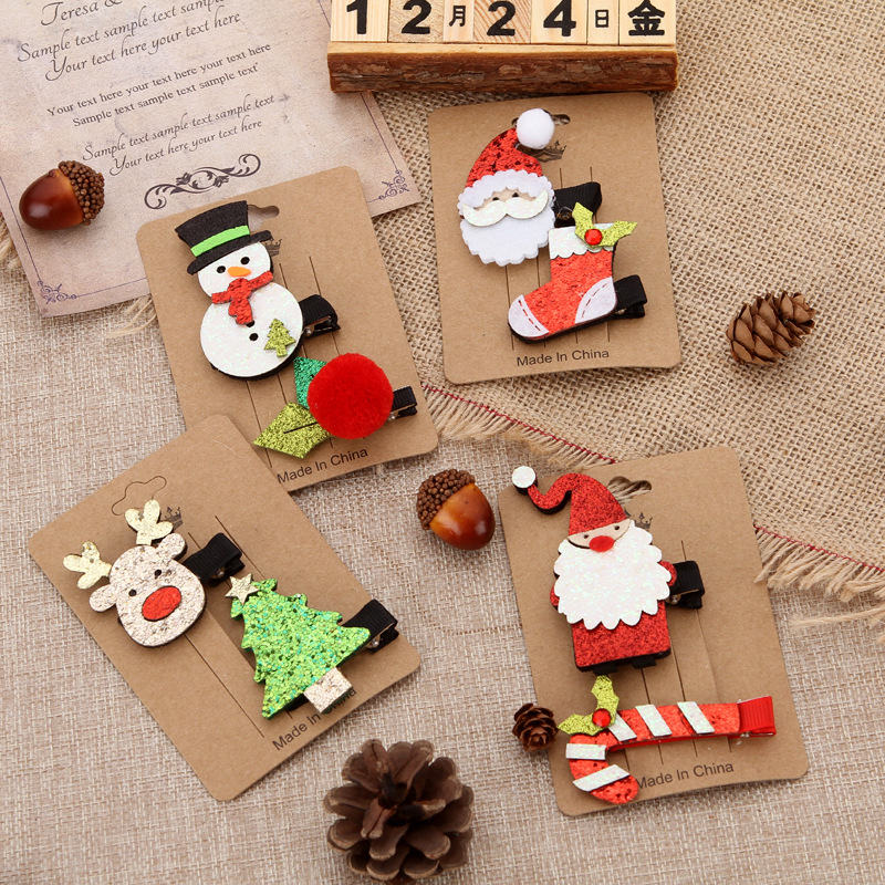 Christmas hairpin set Christmas hairpin set