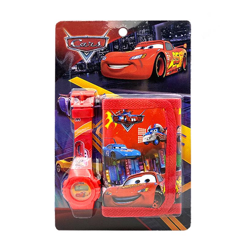 Children Cartoon Wallet Watch Set