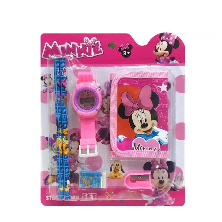 Children Cartoon Wallet Watch Set