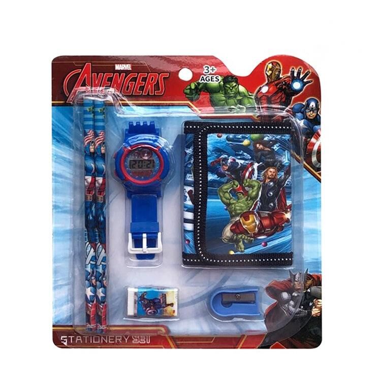 Children Cartoon Wallet Watch Set