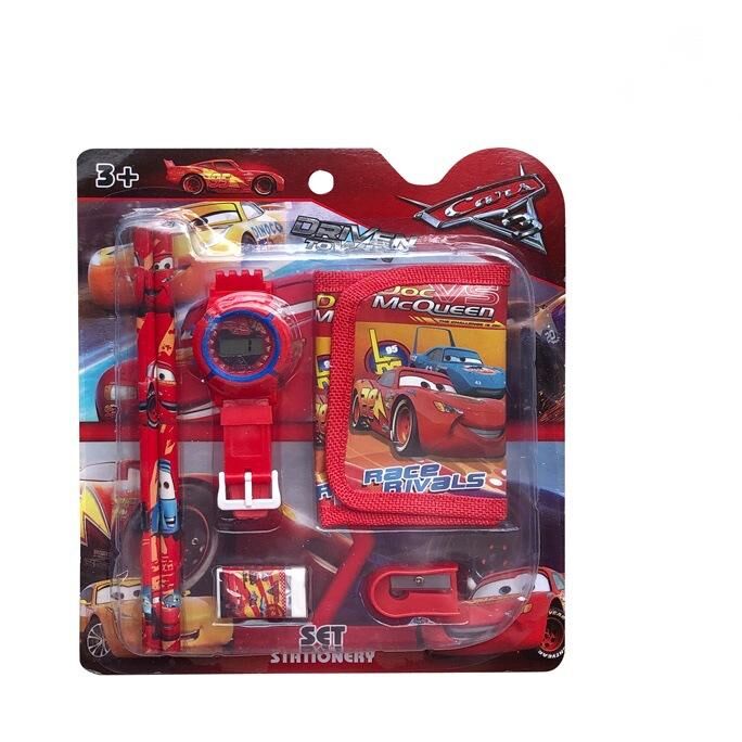 Children Cartoon Wallet Watch Set