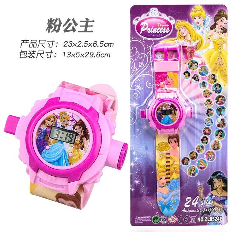 Cartoon projection electronic watch