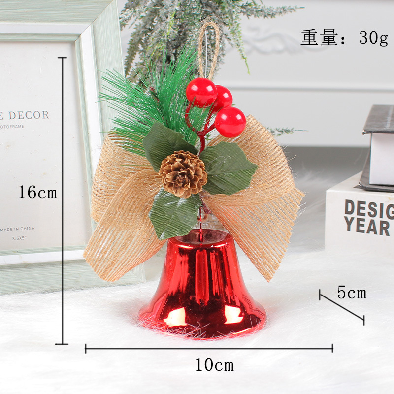Christmas bell ornament