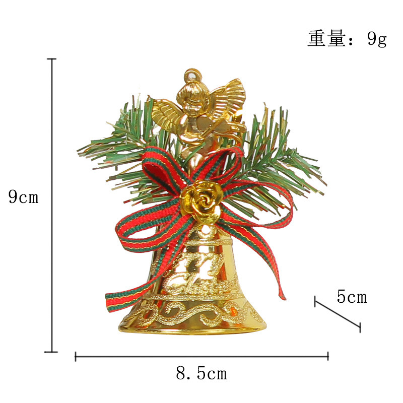 Christmas bell ornament