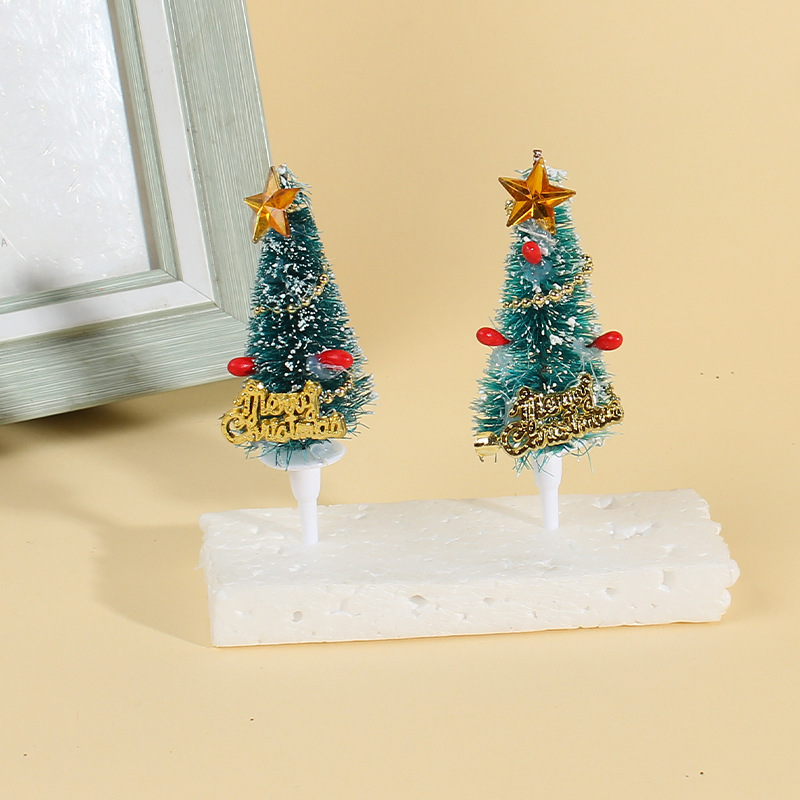 Christmas cake ornament