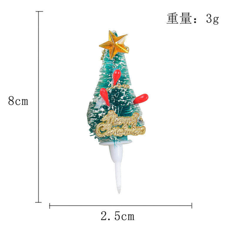 Christmas cake ornament