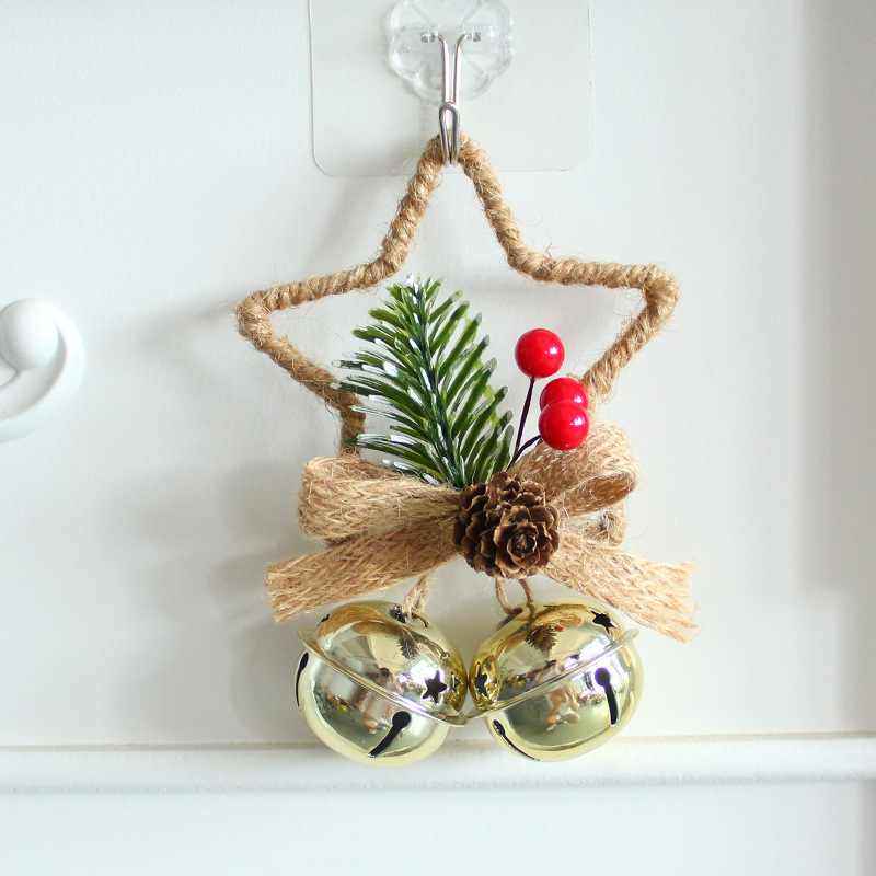 Christmas bell ornament