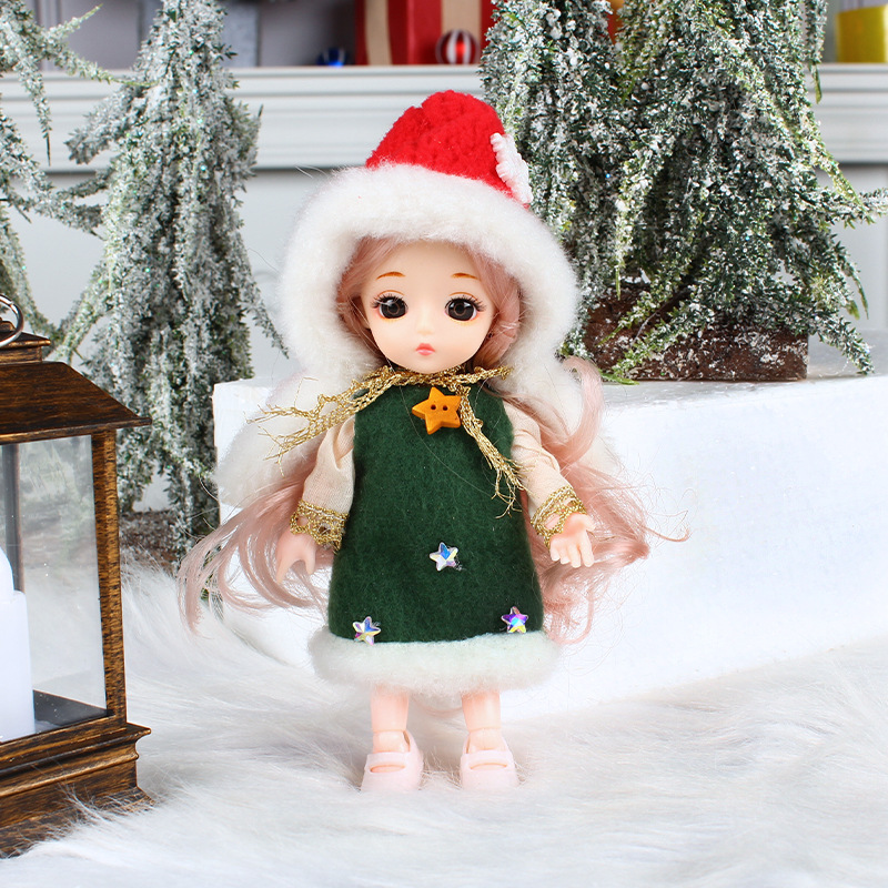 Christmas doll ornament