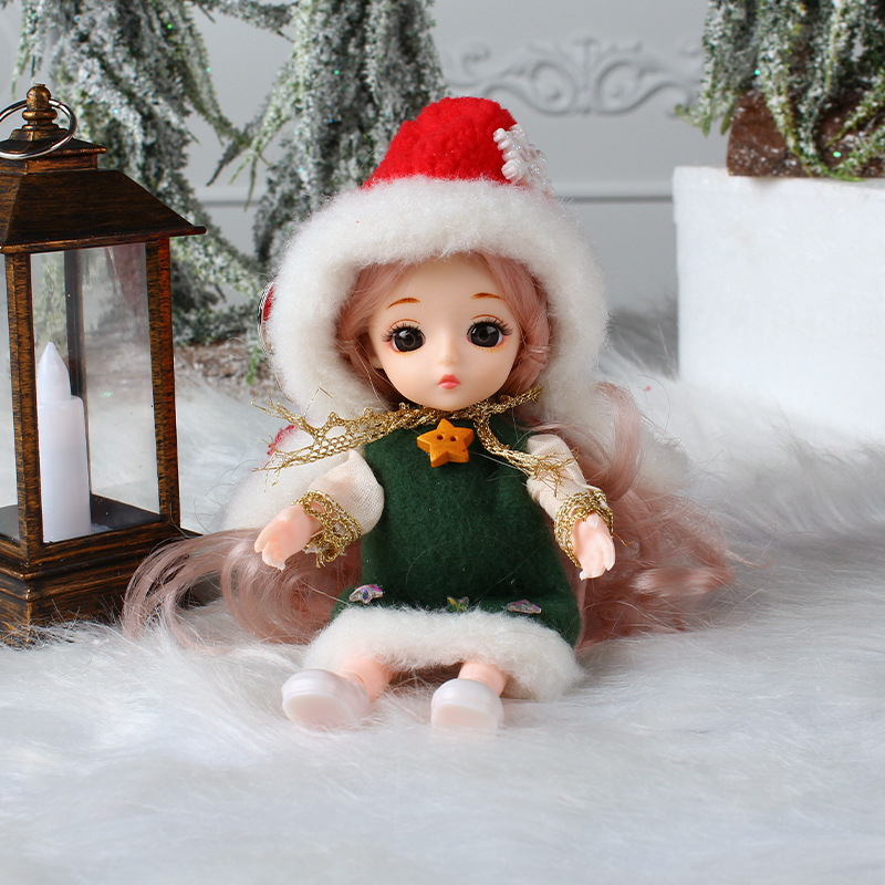 Christmas doll ornament
