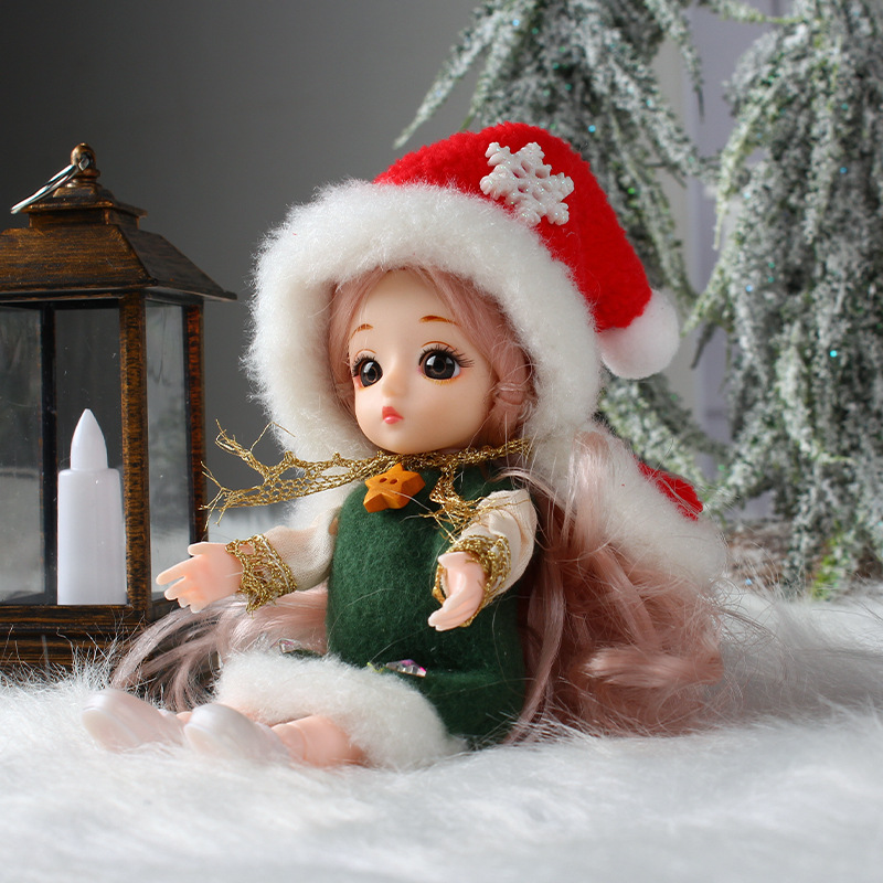 Christmas doll ornament