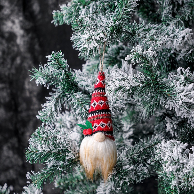 Christmas luminous doll ornament