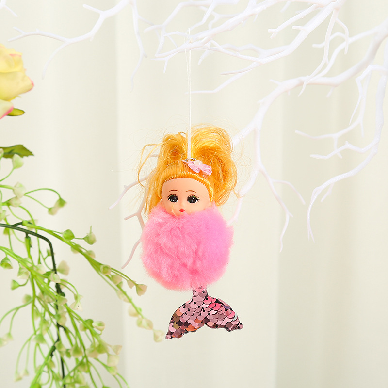 Christmas mermaid ornament