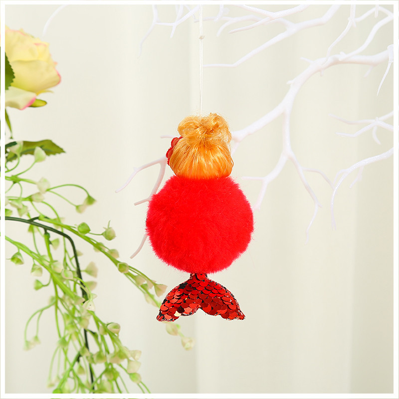 Christmas mermaid ornament