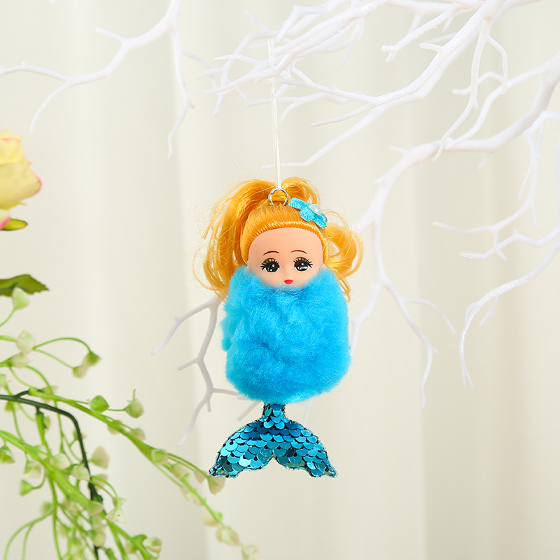 Christmas mermaid ornament