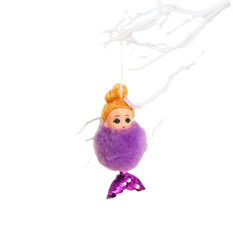 Christmas mermaid ornament