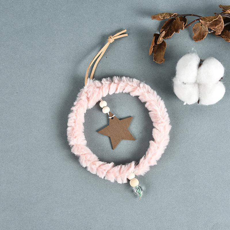 Christmas Plush circle ornament