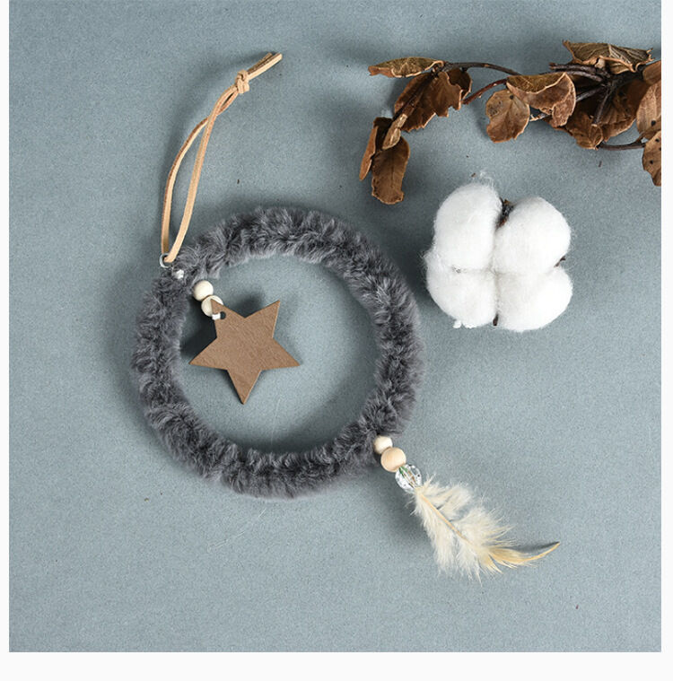 Christmas Plush circle ornament