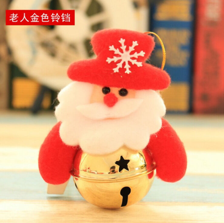 Christmas doll with bell ornament