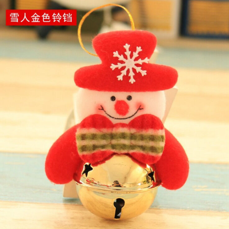 Christmas doll with bell ornament