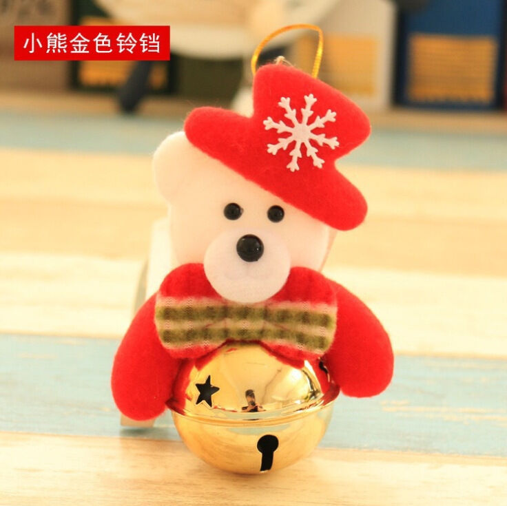 Christmas doll with bell ornament