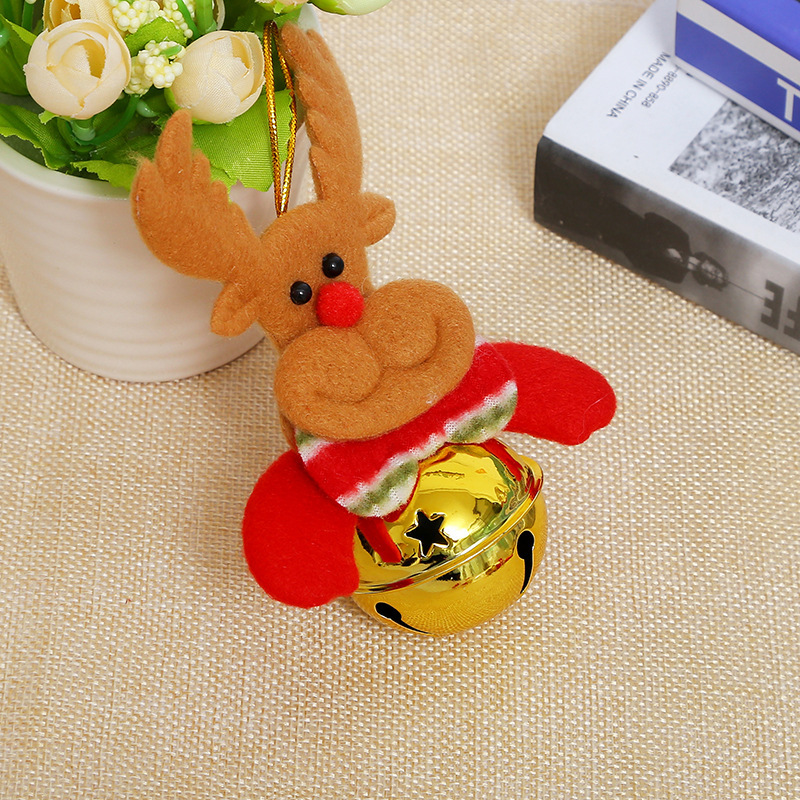 Christmas doll with bell ornament