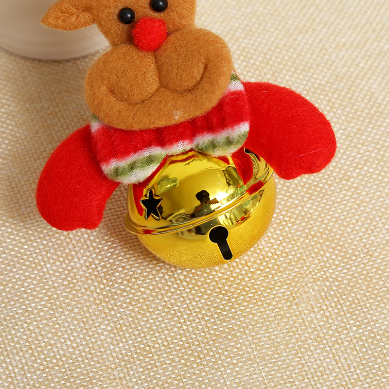 Christmas doll with bell ornament