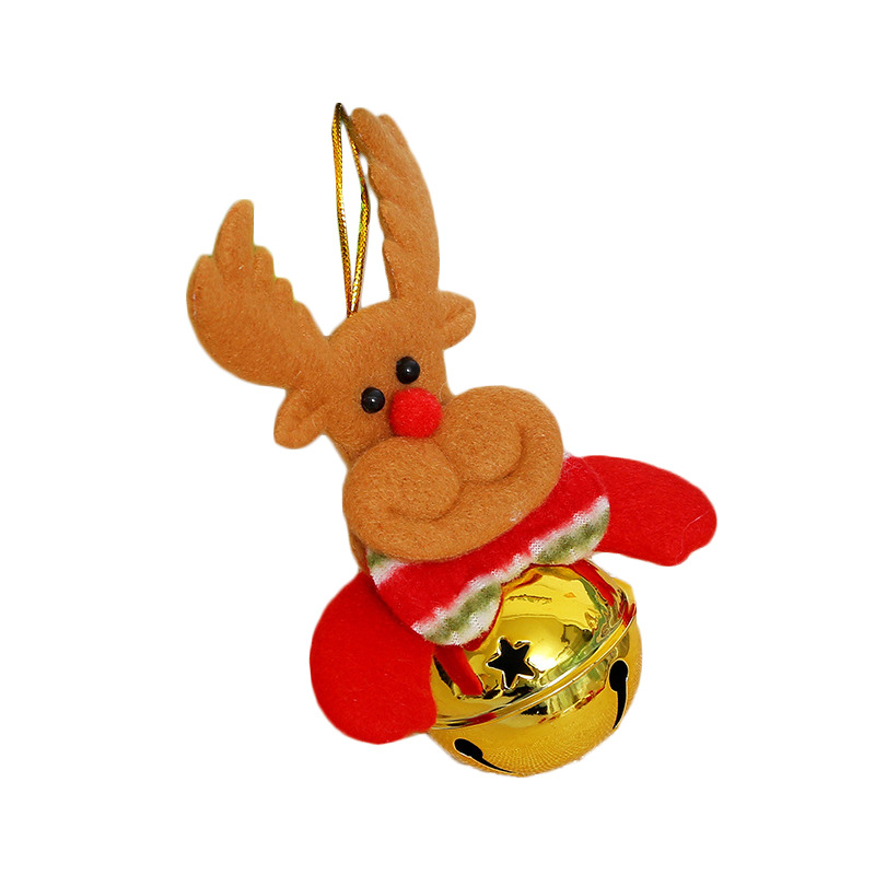 Christmas doll with bell ornament