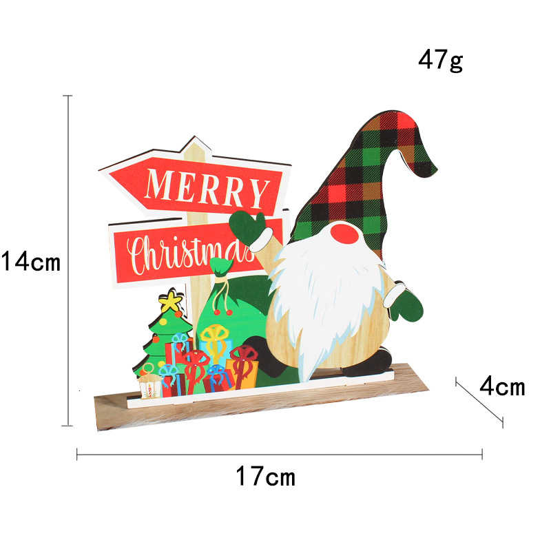 Christmas wooden ornament