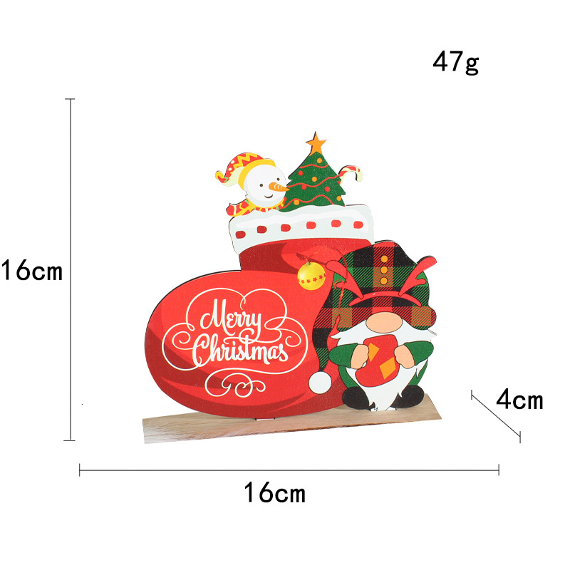 Christmas wooden ornament