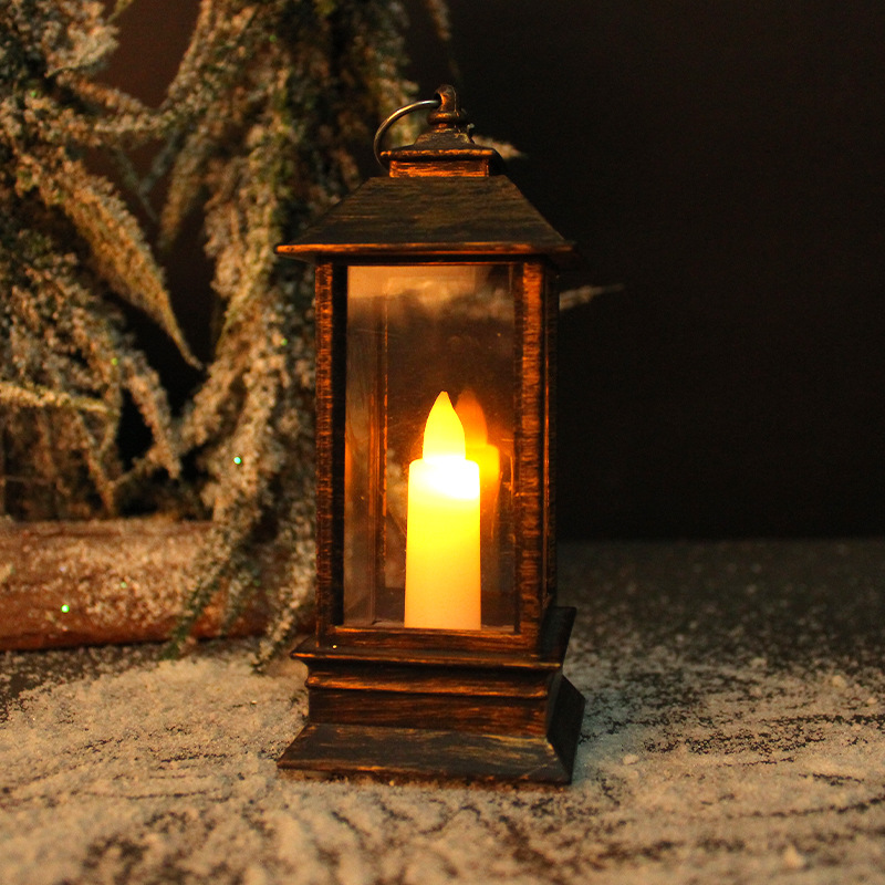 Christmas Luminous telephone booth ornament