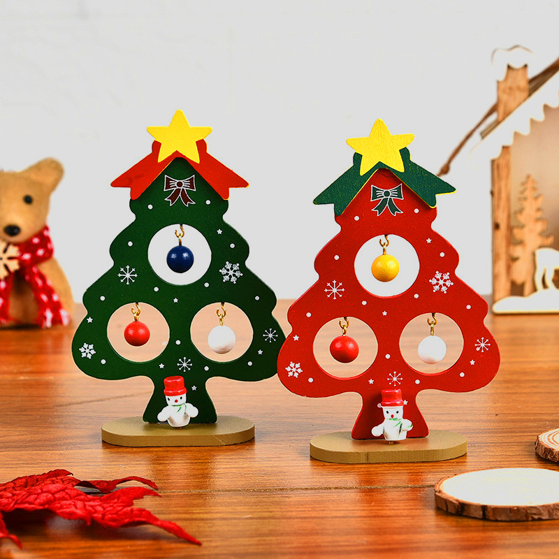 Christmas tree wooden ornament Christmas tree wooden ornament