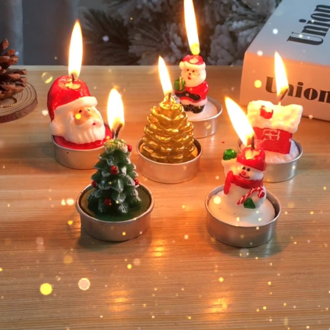 Christmas candle ornament