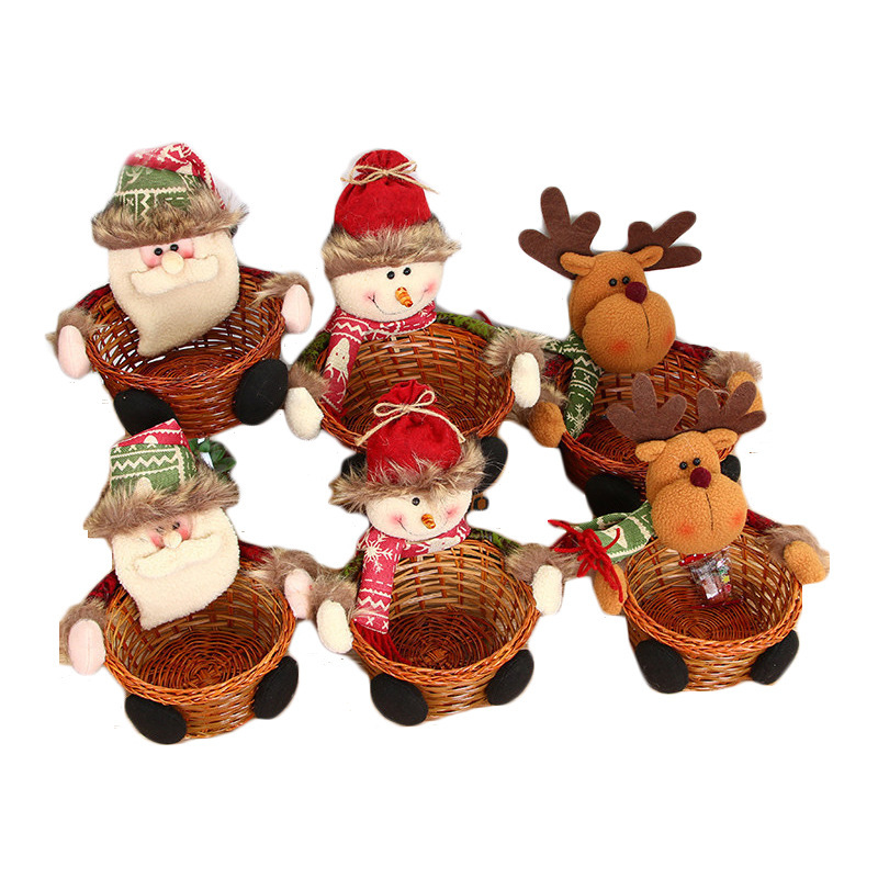 Christmas candy basket Christmas candy basket