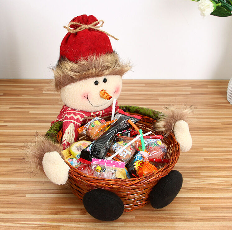 Christmas candy basket