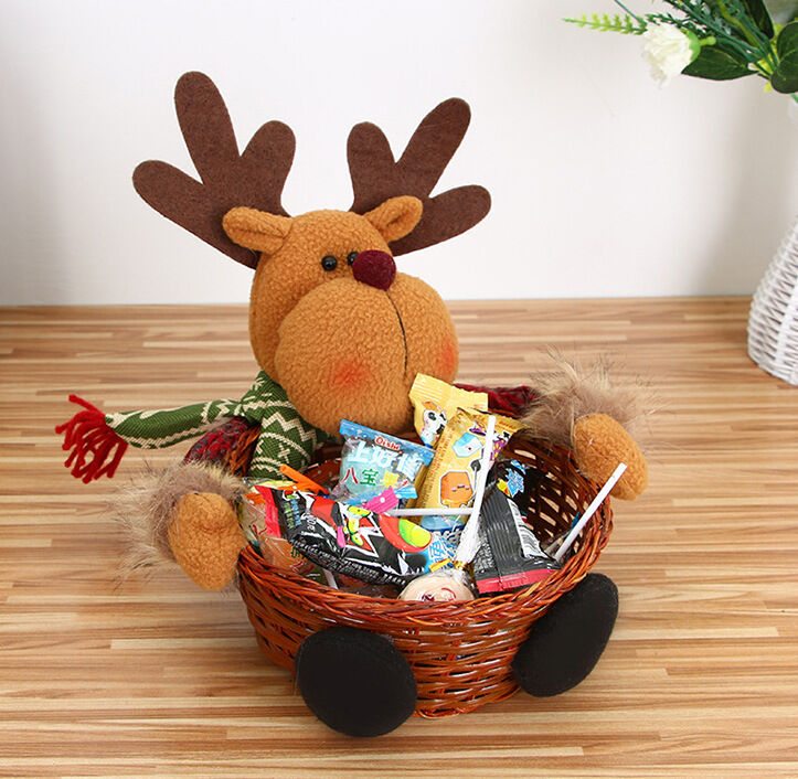 Christmas candy basket