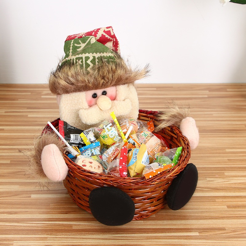 Christmas candy basket