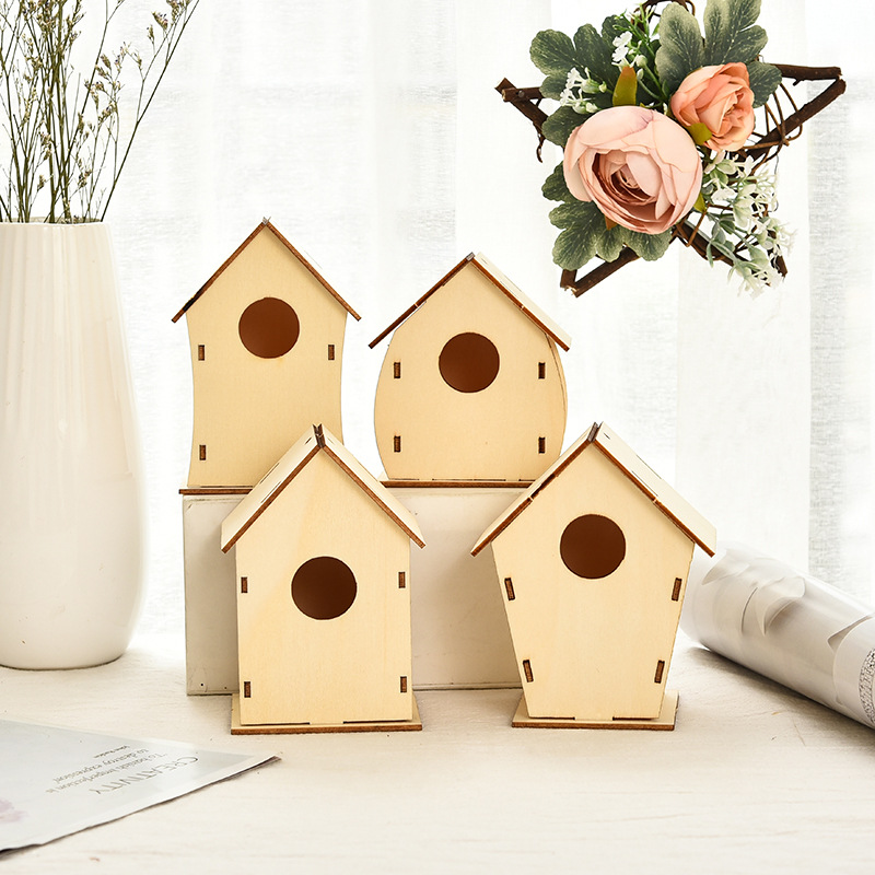 Christmas wooden house ornament Christmas wooden house ornament