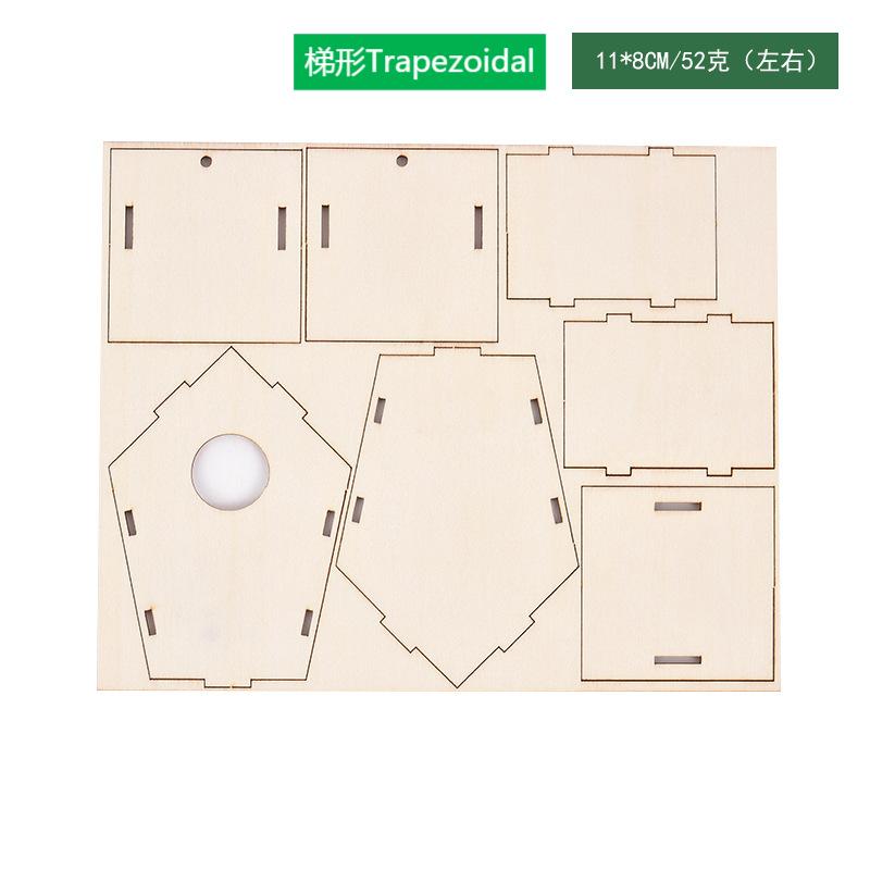 Christmas wooden house ornament