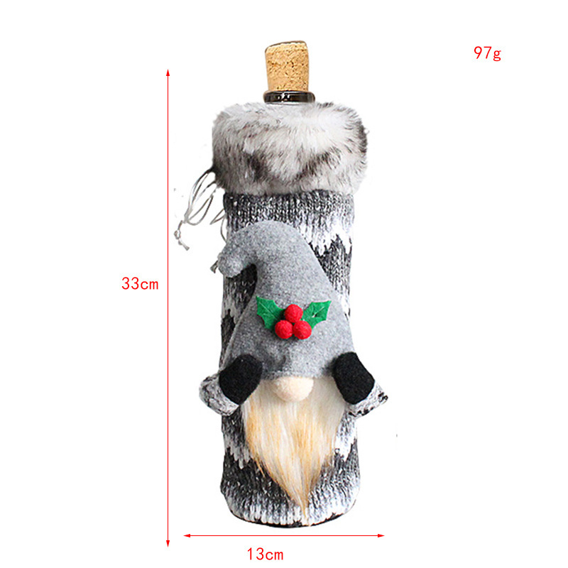 Christmas bottle cover