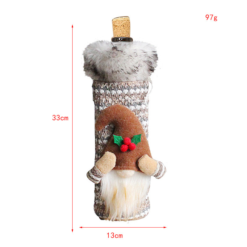 Christmas bottle cover