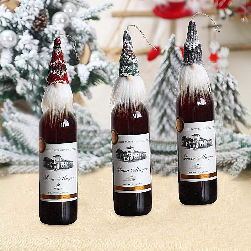 Christmas bottle cover