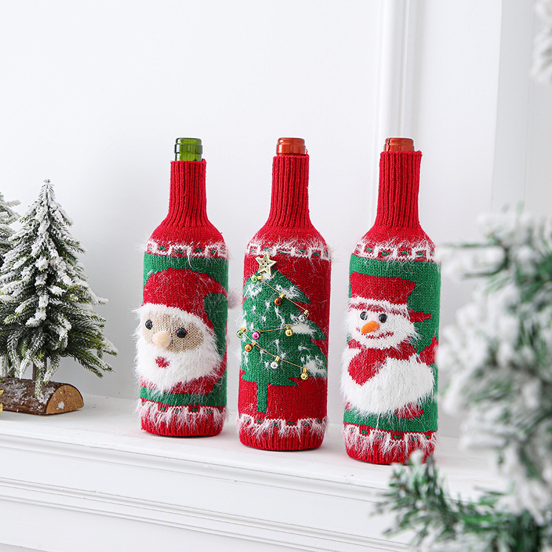 Christmas bottle cover Christmas bottle cover
