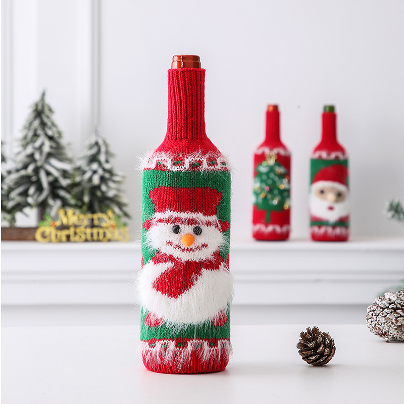 Christmas bottle cover