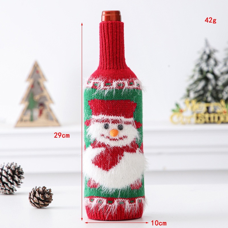 Christmas bottle cover