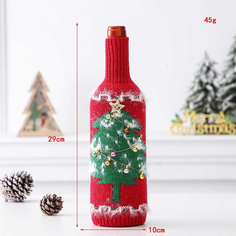 Christmas bottle cover